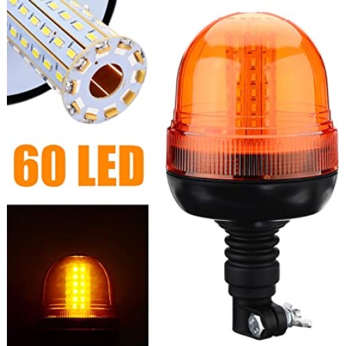 OT-03L-2 LED Rotating Flashing Amber Beacon Light 